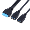 Inconntec USB 3.0 20pin IDC至3.0 Afx2pcs y电缆