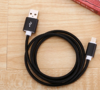 尼龙编织 USB 数据线，适用于 iPhone/micro/Type-c 的 USB 数据线